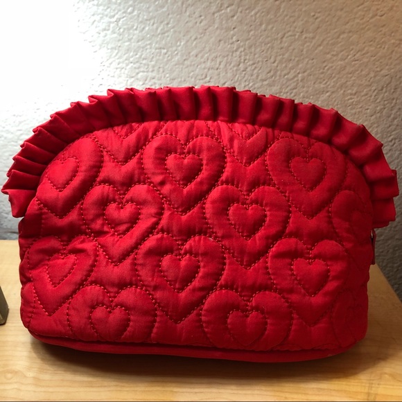 BTSEY JOHNSON 🔥 red hot make up bag or clutch - Picture 4 of 6